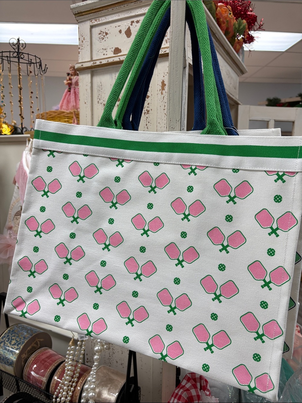 Pickle ball tote bag